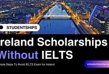 Ireland Scholarships 2027 Without IELTS for International Student Admissions
