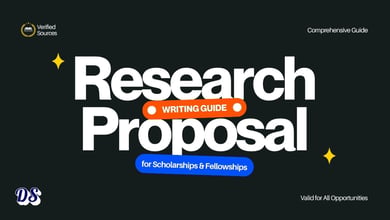 How to Write Research Proposal for Scholarship and Fellowship Applications — Complete Guide