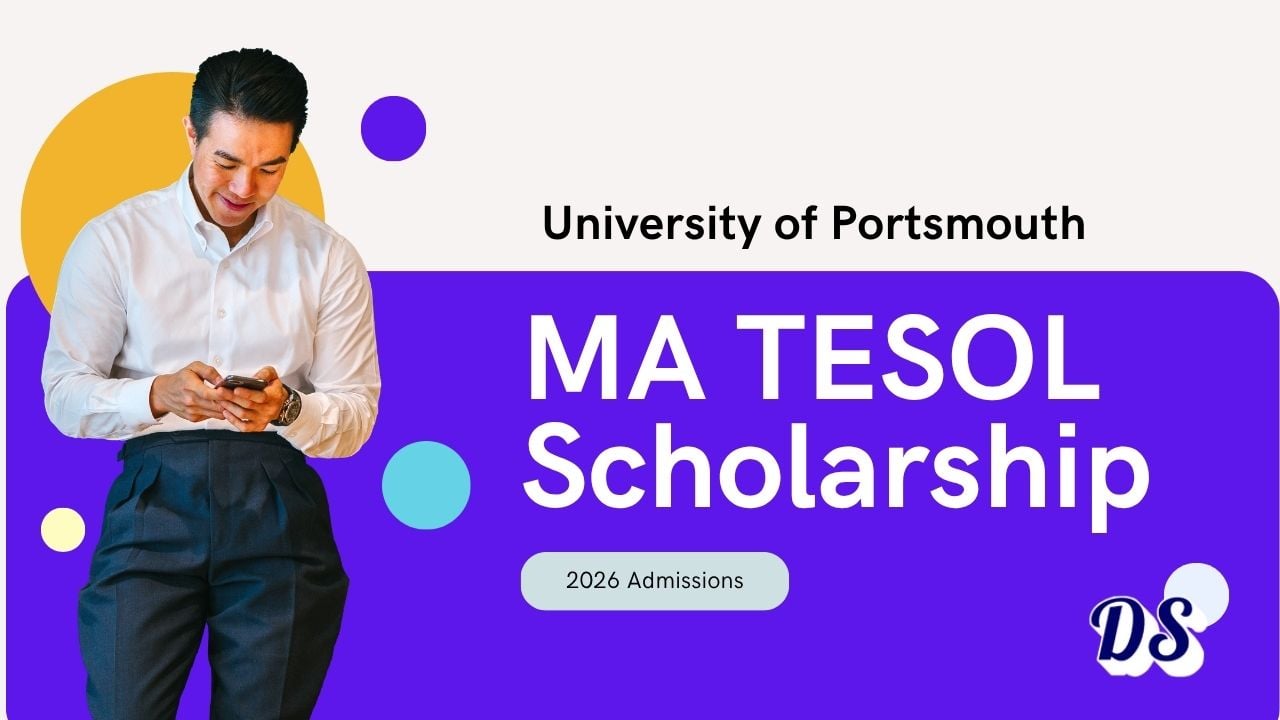 20 Fully Funded MA TESOL Scholarships 2026 Available at University of Portsmouth