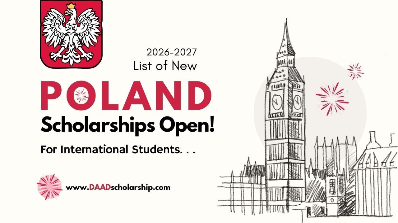 List of Poland Scholarships 2026 for International Students