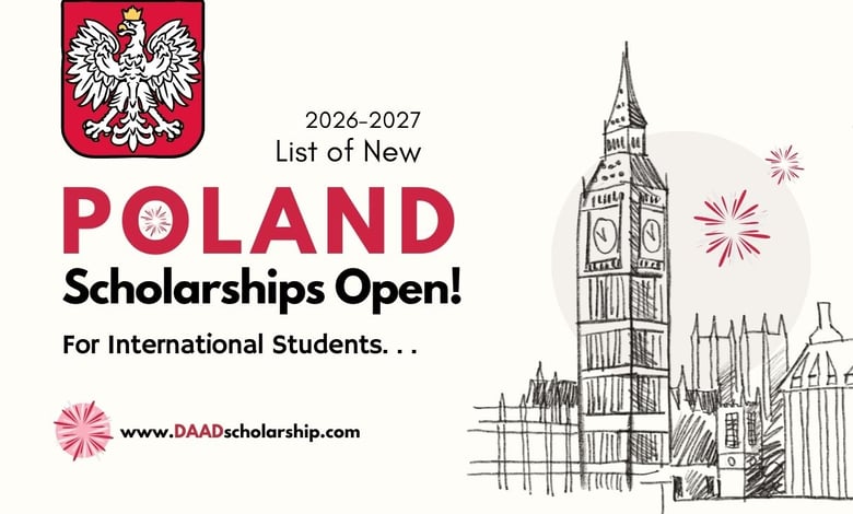 List of Poland Scholarships 2026 for International Students