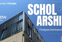 Postgrad (MSPhD) Global Excellence Scholarship 2027 at University of Dundee Open