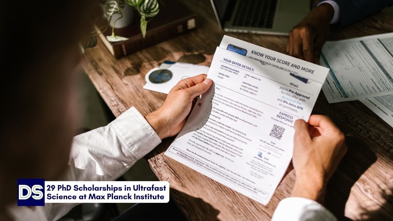 29 PhD Scholarships in Ultrafast Science at Max Planck Institute