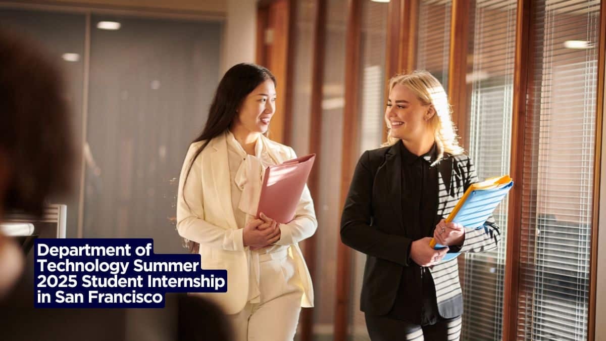 Department of Technology Summer 2025 Student Internship in San Francisco
