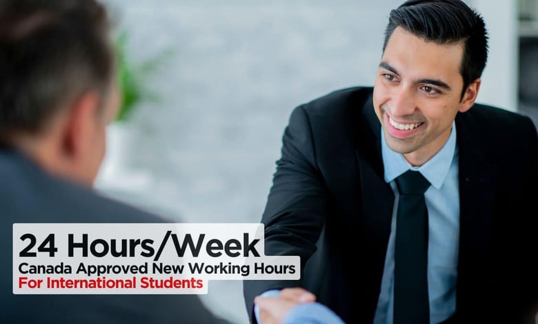 Canada Approved (24 Hours Per Week) Working Hours to International Students