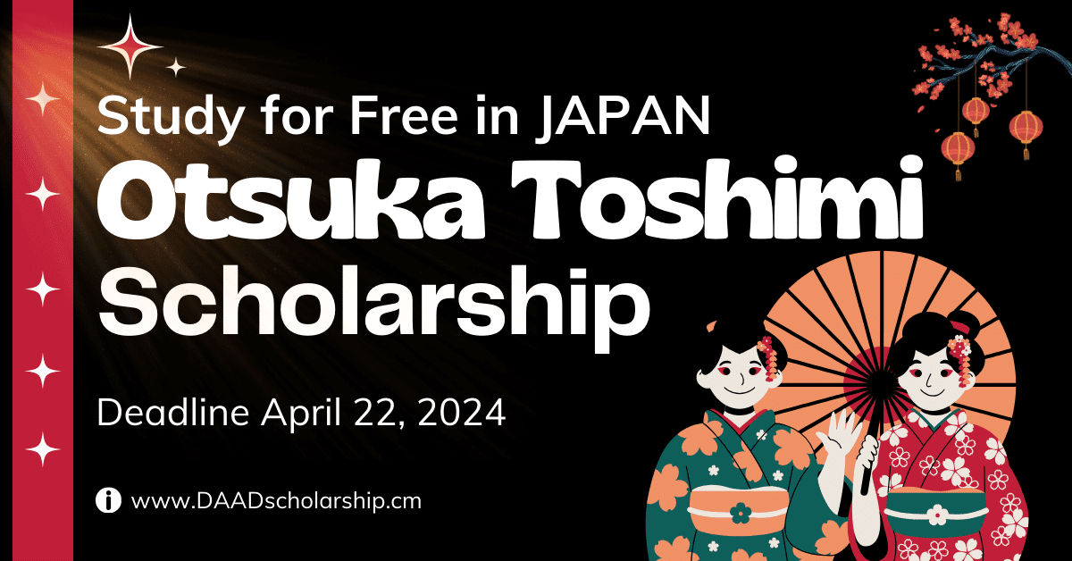 Otsuka Toshimi Scholarship 2024 for International Students