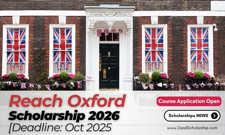 Reach Oxford Scholarship 2026 Spring intake Open for International Students