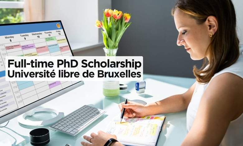 Full-time PhD Scholarship 2025 at Université libre de Bruxelles