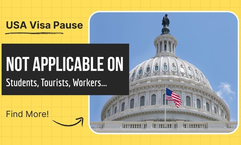 USA Visa Suspension Not Applicable on Skilled Workers, Tourists, Athletes, Students and Families