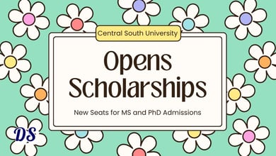New Scholarship Admissions Open at Central South University of China for 2026 Intake