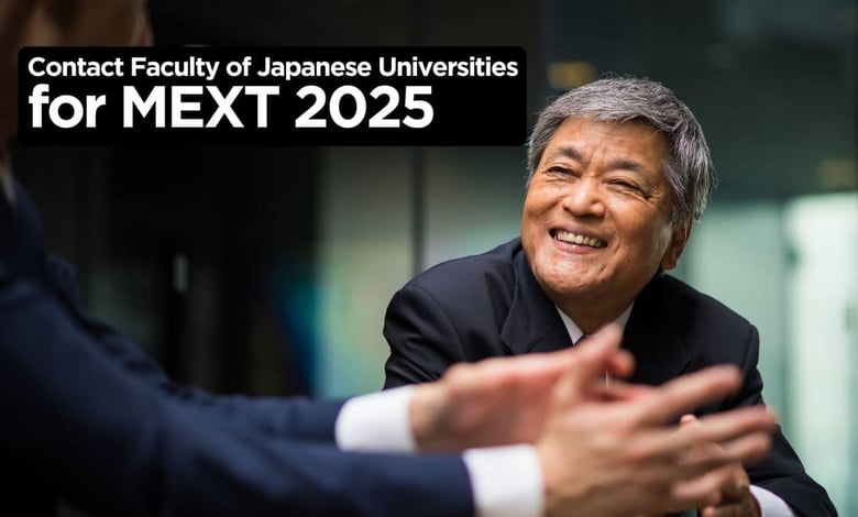 Contact Faculty at Japanese Universities for Upcoming MEXT Scholarship