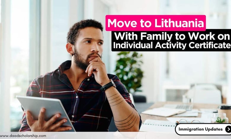 Move to Lithuania for Work on Individual Activity Certificate Visa and Bring Your Family