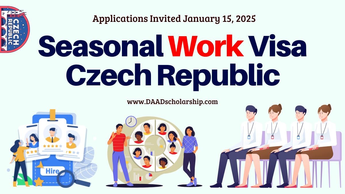 Czech Republic Seasonal Work Visa 2025 Inviting Applications from January 2025