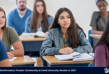 2 Year Bioinformatics Postdoc Scholarship at Umeå University Sweden in 2027