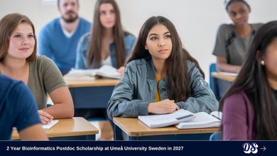 2 Year Bioinformatics Postdoc Scholarship at Umeå University Sweden in 2027