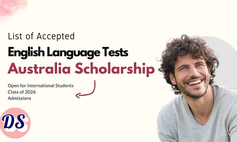 English Language Tests for Australia Awards Scholarship 2026-2027 Intake
