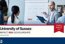 University of Sussex MBA Impact Scholarship 2026 with Up to £5,000 Tuition Fund