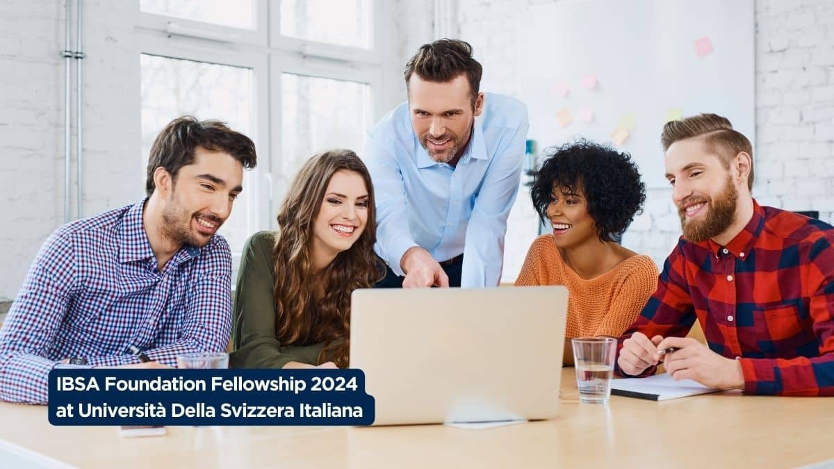IBSA Foundation Fellowship 2024 at Università Della Svizzera Italiana