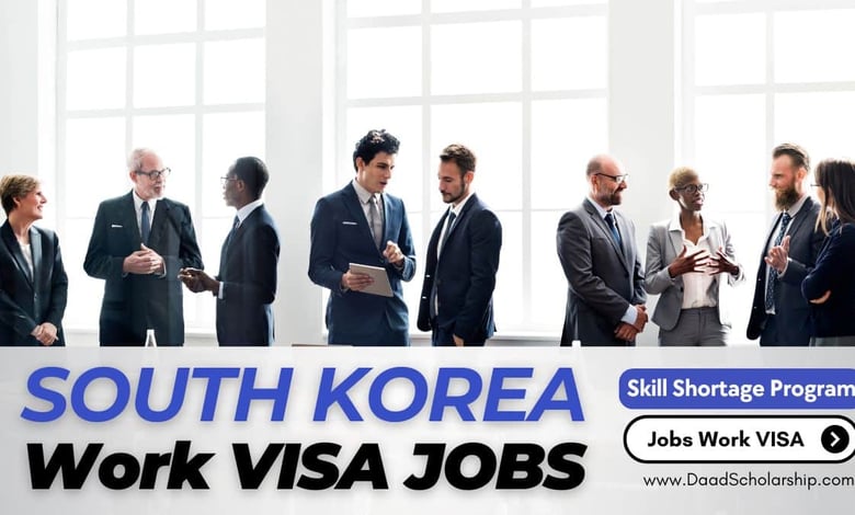 South Korean Work VISA Jobs of Skill Shortages in 2024