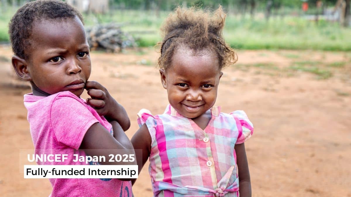 UNICEF Fully-funded Internship 2025 in Tokyo for Students