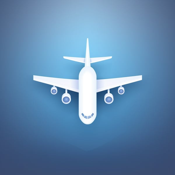 Simple Airplane Logo
