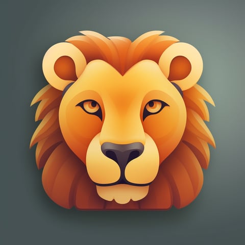 Square Lion Logo