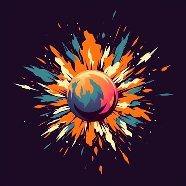 Sphere Color Explosion