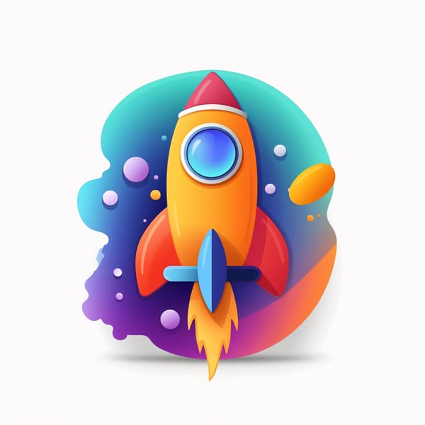 Color Splash Rocket Logo