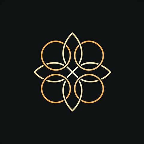 Elegant Simple Symmetric Logo