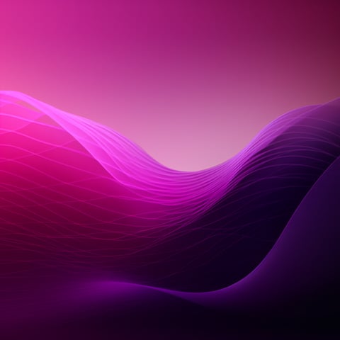 Abstract Purple Curves Logo