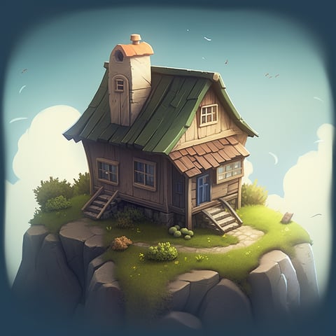 Tiny House on Hill Logo