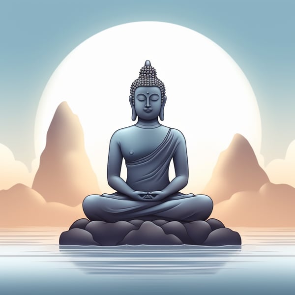 Meditating Buddha Logo
