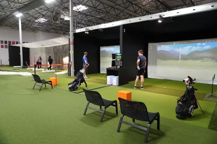 Hitting bays and range