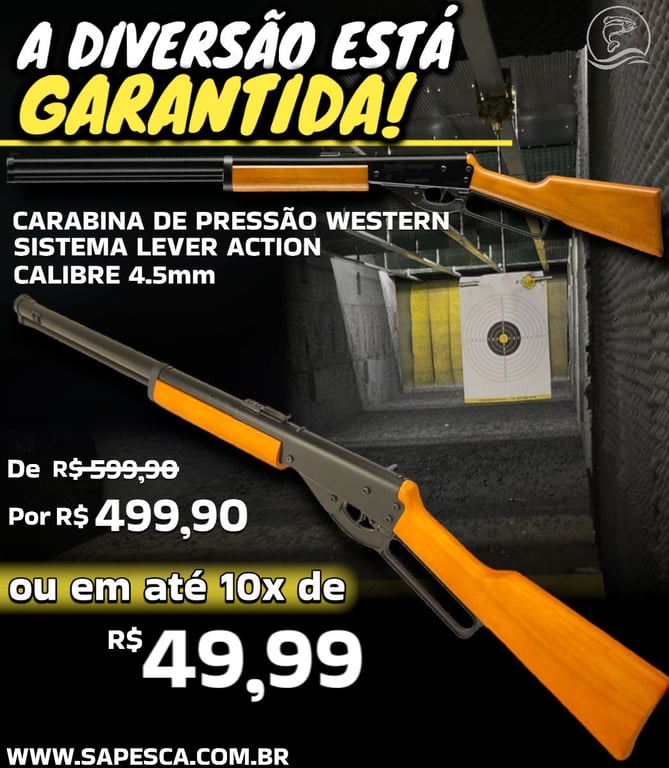 CARABINA DE PRESSÃO TAG WESTERN