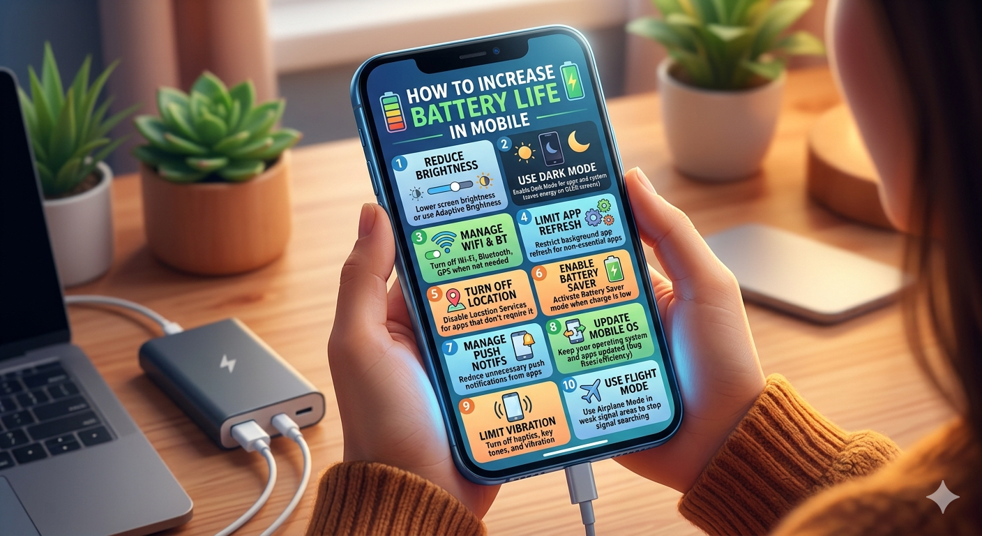 How to Permanently Increase Your Mobile Battery Life: The 20-80 Rule and Other Tech Secrets