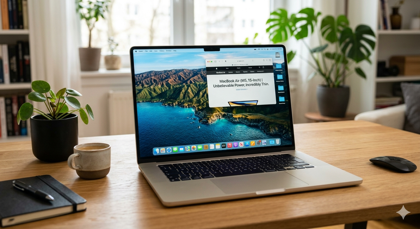 Apple MacBook Air M5 15-Inch : Ultimate Thin & Mighty Flagship