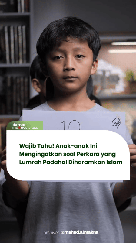 Wajib Tahu! Anak-anak Ini Mengingatkan soal Perkara yang Lumrah Padahal Diharamkan Islam