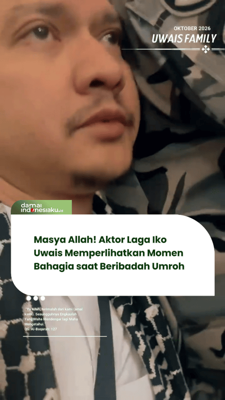 Masya Allah! Aktor Laga Iko Uwais Memperlihatkan Momen Bahagia saat Beribadah Umroh