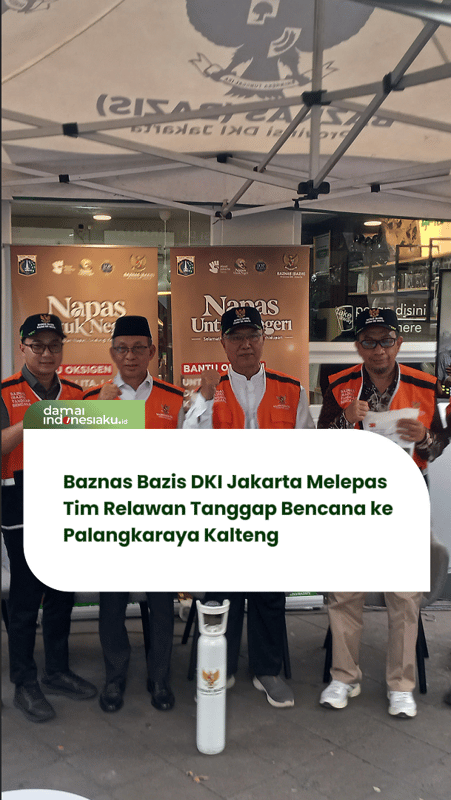 Baznas Bazis DKI Jakarta Melepas Tim Relawan Tanggap Bencana ke Palangkaraya Kalteng
