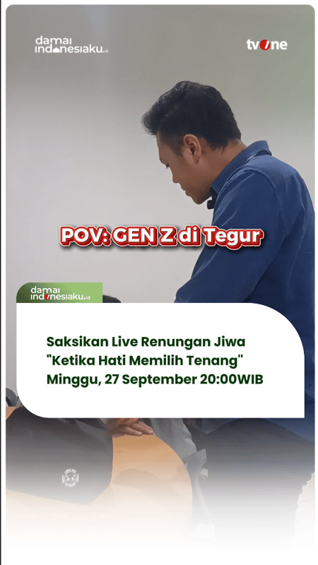 Saksikan Renungan Jiwa | Ketika Hati Memilih Tenang | tvOne