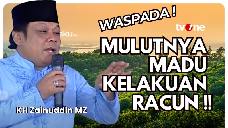 Ceramah Kocak KH Zainuddin MZ | Kudu Waspada! Ada Madu Tapi Isinya Racun | Damai Indonesiaku