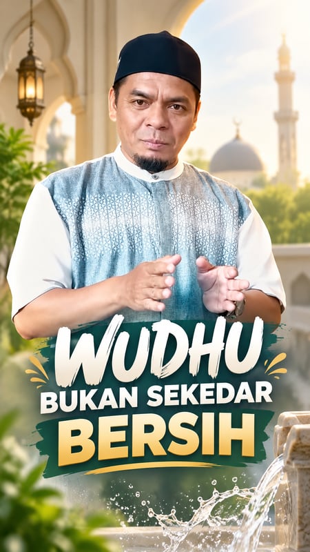 Wudhu bukan sekedar bersih