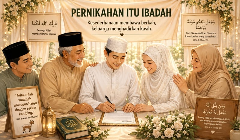 Anak Ingin Menikah, Siapa Menanggung Biayanya? Ini Tuntunan Rasulullah