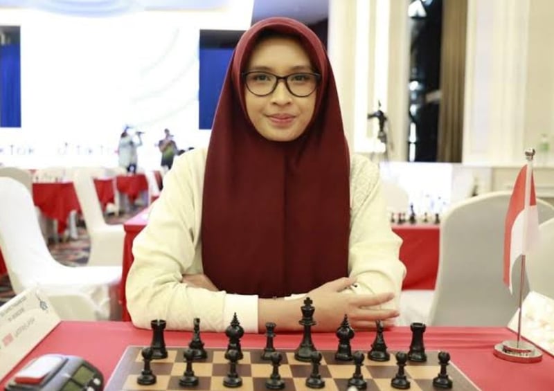 Debut di Olimpiade, Laysa Selangkah Lagi Jadi Grandmaster Catur Putri