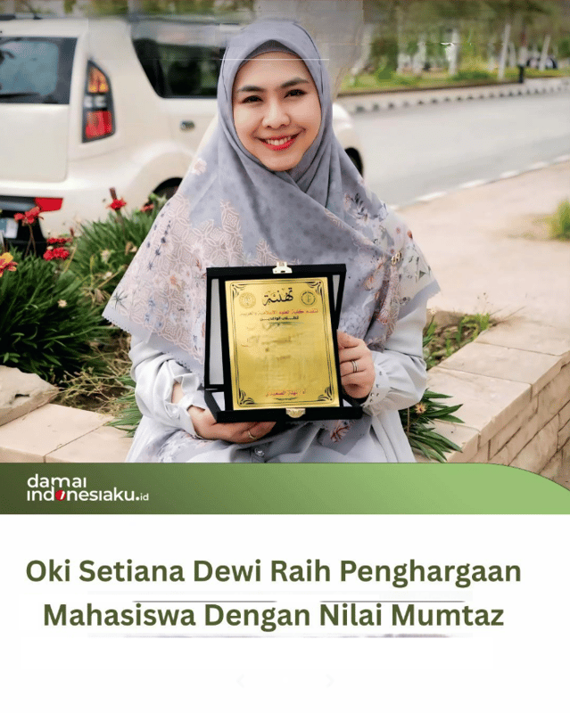 Oki Setiana Raih Penghargaan Dari Al-Azhar Kairo Sebagai Mahasiswa Dengan Nilai Mumtaz Mas