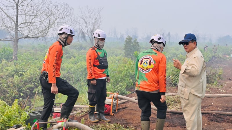 Prabowo Nyatakan Sanksi Perusahaan Terlibat Karhutla Diperberat. Tegas Walapun Sudah Terlambat