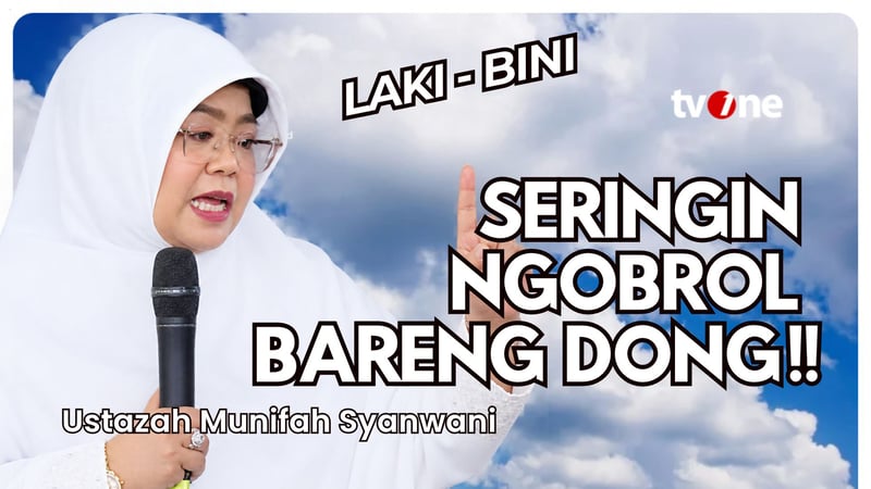 Suami Istri Ngobrol dong! Dijamin Harmonis deh... | Ustazah Munifah Syanwani | Damai Indonesiaku