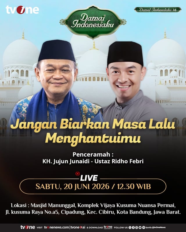 Saksikan Live Damai Indonesiaku | Jangan Biarkan Masa Lalu Menghantuimu | tvOne