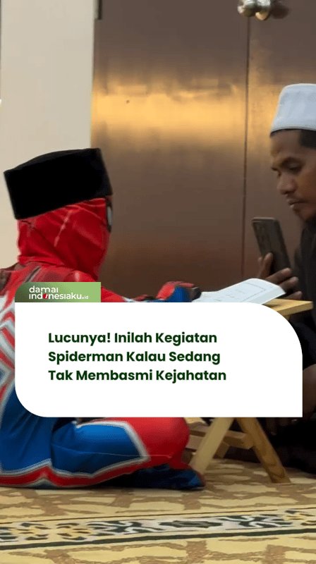 Lucunya! Inilah Kegiatan Spiderman Kalau Sedang Tak Membasmi Kejahatan