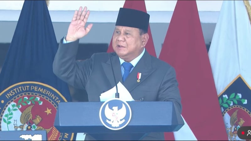 Prabowo ke IPDN: Rakyat Tak Butuh Birokrasi Berbelit & Aparatur Korup! Memang Nyatanya Begitu?